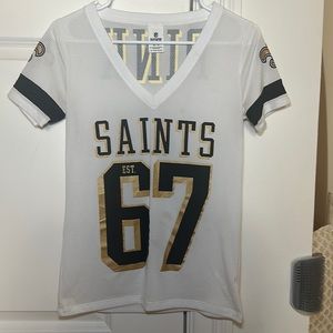 Victoria secret PINK, New Orleans saints Jersey, size XS